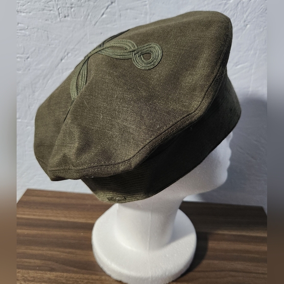 Vintage USMC Green Visor Cap Cover - Picture 1 of 7
